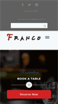 Mobile Screenshot of francoonmelrose.com